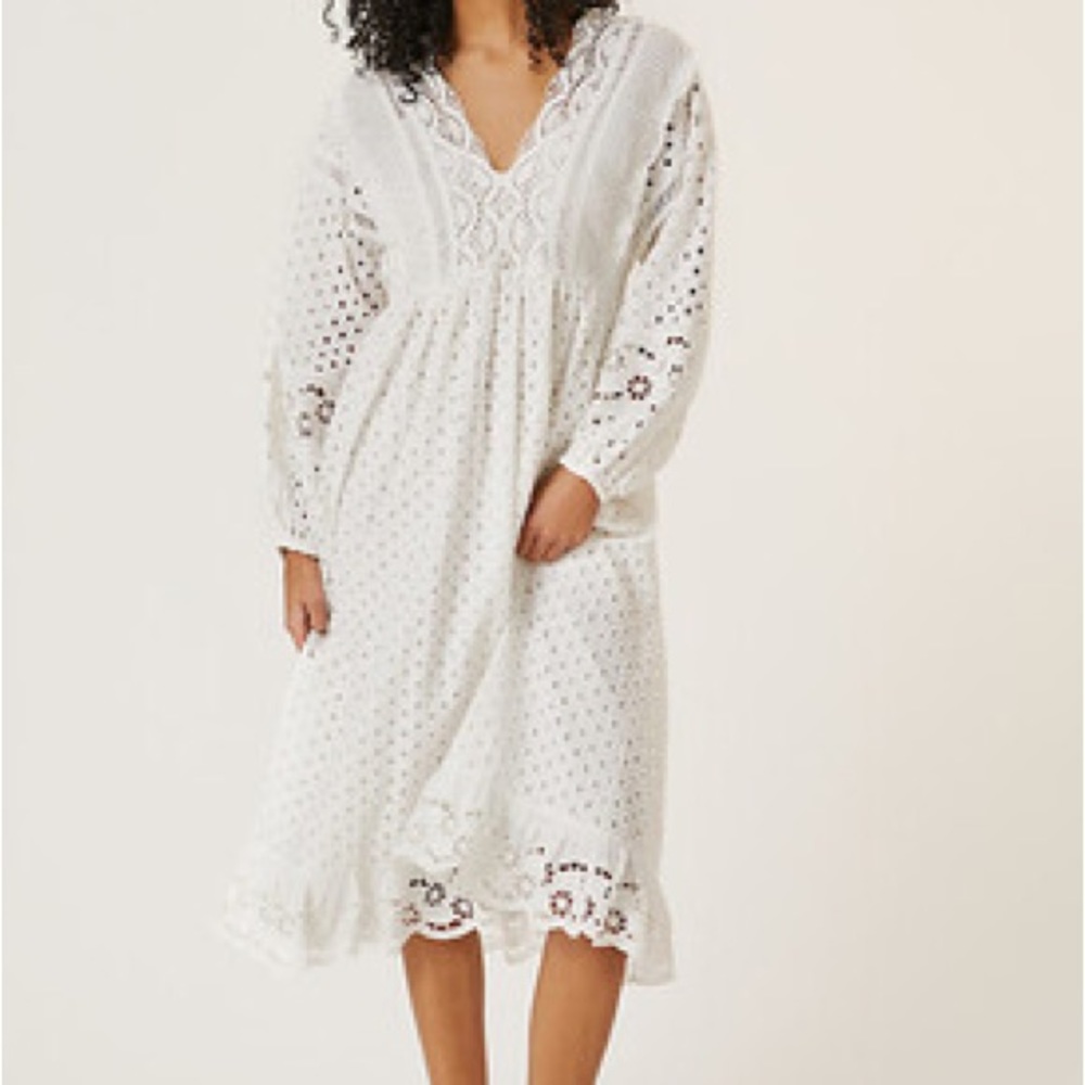 Anthropologie Forever That Girl Lace Midi Dress